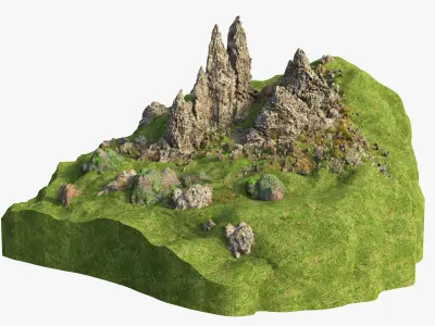 The Old Man of Storr 3D model