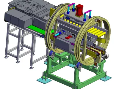 Cage-type Tilting Machine  3D model