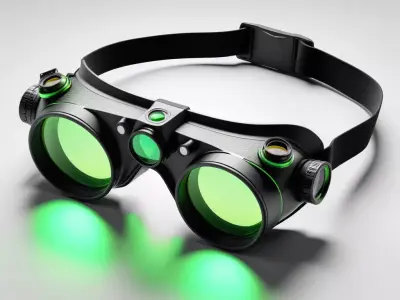 Futuristic Night Vision Goggles 3D model