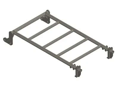 Roof rack Low-poly 3D model
