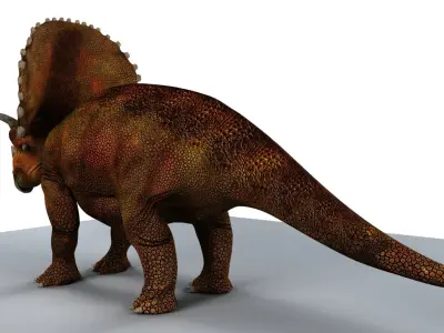 Triceratops dinosaur 3D model shop