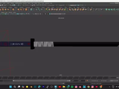 ITACHI UCHIHA SWORD FROM NARUTO Low-poly 3D model