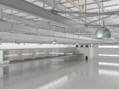 Aircraft Hangar 3D model buy