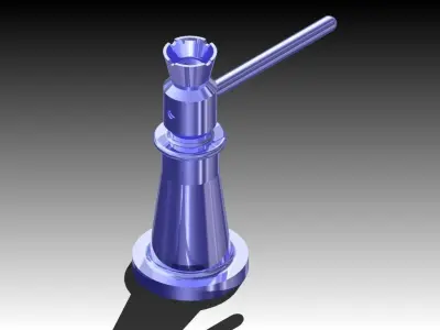 Screwjack assembly Free 3D model