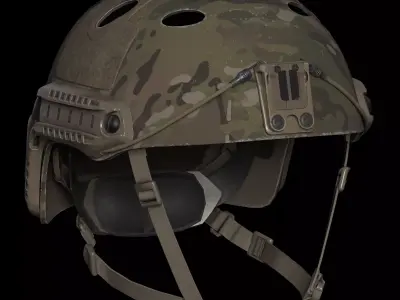 Ops-Core XP and Carbon Bump Low-poly 3D model