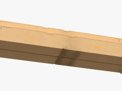  Hypersonic Missile Launcher Container Desert 