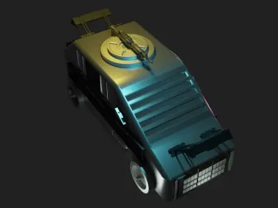 Sci-fi Car 3D model purchase