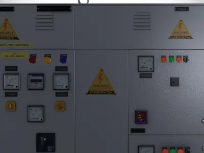 Electrical Fuse Box 2 3D model