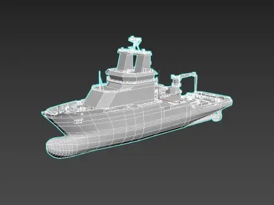 Tugboat 3D print model
