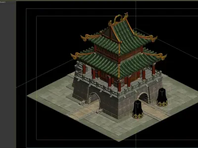 Ancient Architecture 3D model get