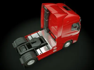 Generic Truck v5 Low-poly 3D model