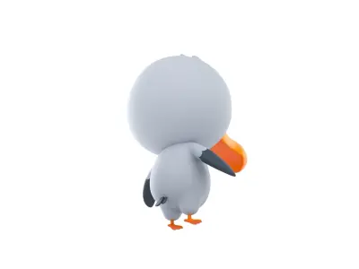 Character064 Seagull 3D model