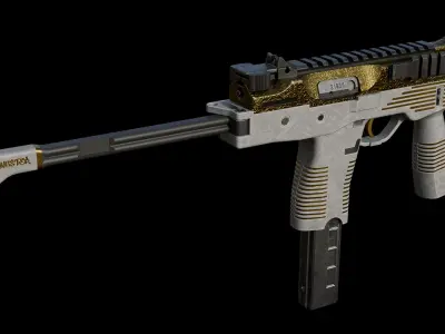 mp9 gun 3D model