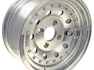 American Racing Outlaw II Wheel Natural 3D model