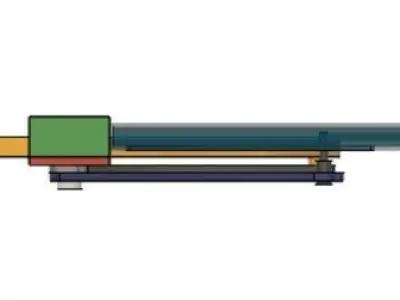 Wheel Linkage Mechanism 3D model