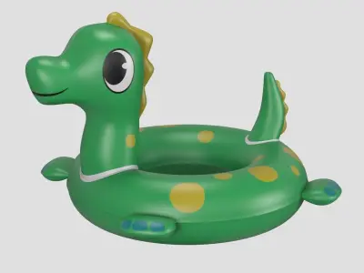 Dinosaur Pool Float swim ring 3D model