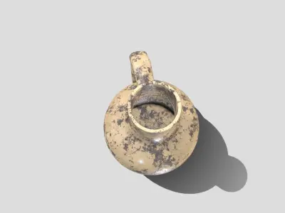 Medieval Vessel Low-poly 3D model