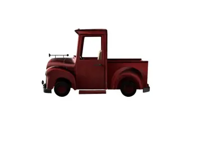 Realistic Cargo Truck 3D Model  Game Ready 3D model