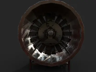 subway fan 3D model
