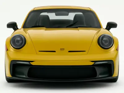 Porsche 911 GT3 Touring Mustard Gold 3D model