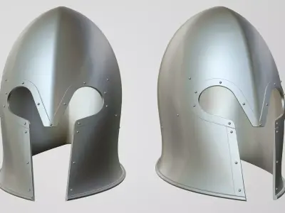 Barbuta helmet - Solidworks 3D model