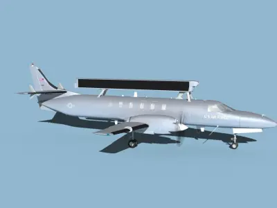 Swearingen RC-26 Condor V02 US Air Force  3D model