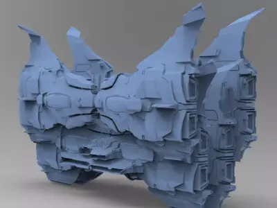 Space Roamer Mining laser Architecture 2 3D model