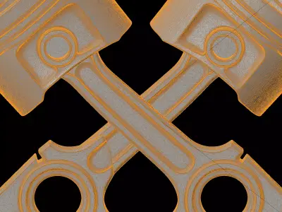 Mechanic Piston Crest 3D print model