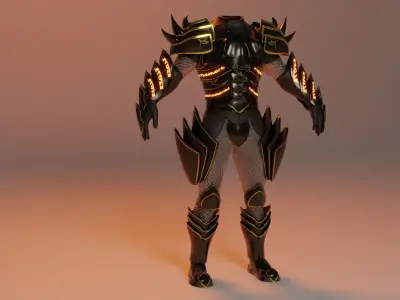 Dragon armor 3D model