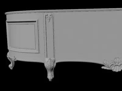  TV table 3D model
