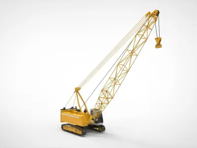 Mobile Crane  3D model
