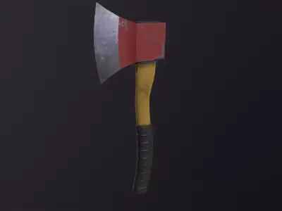 Old Axe 3D Model Low-poly 3D model