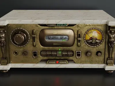 Exclusive authors cassette deck project 3D model