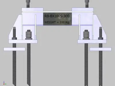 26365-Base for robot KAWASAKI BX100S-Hight 300 3D model