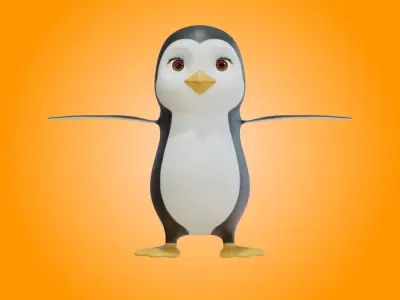 Penguin  3D Character 3D model