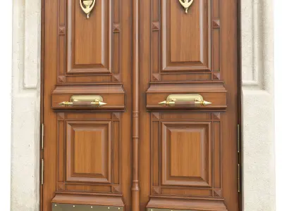 Entrance classic door 106 3D model