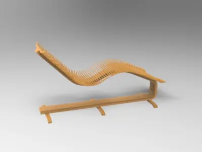 NEW GENERATION WOOD CHEJLONG Low-poly 3D model