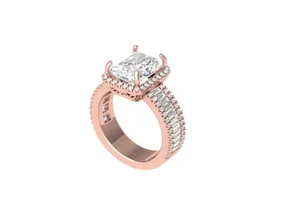 Wedding Ring  3D print model 398