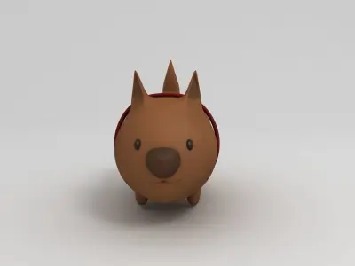 Cartoon Dog  3D model