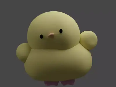 Duck squish Free 3D model