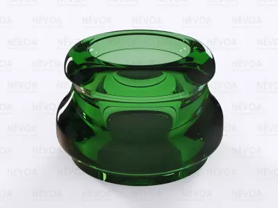 Glass finish - GME 13 08 - 26 mm - Sparkling wine finish 3D model