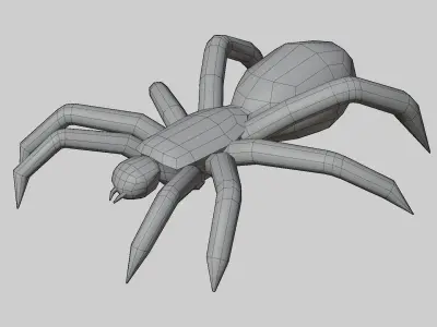 Spider LowPoly Free low-poly 3D model