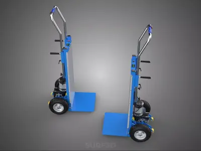 POWER ELECTRIC MOTOR HAND TRUCK DOLLY HANDTRUCK STAIR CLIMBING 2 3D model
