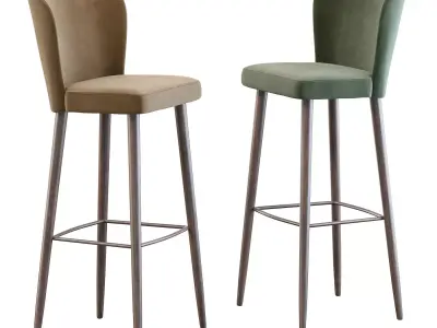 Aston Stool by Minotti 3D model