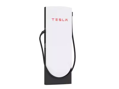 Tesla Supercharger V4 3D model