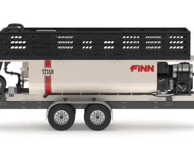 FINN HT400 Titan HydroSeeder 3D model