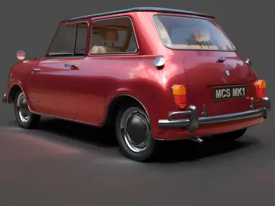 Vintage Mini Cooper S - Hyper-Detailed British Icon 3D model