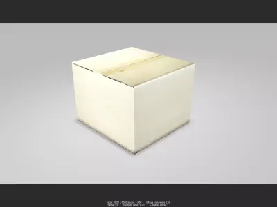Box 01 Low-poly 3D model