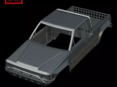 TOYOTA Hilux SR5 Car body SCX24 1985 3D model