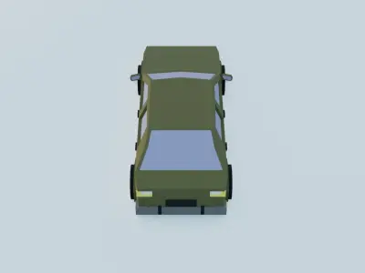 car 2 low poly Free 3D model